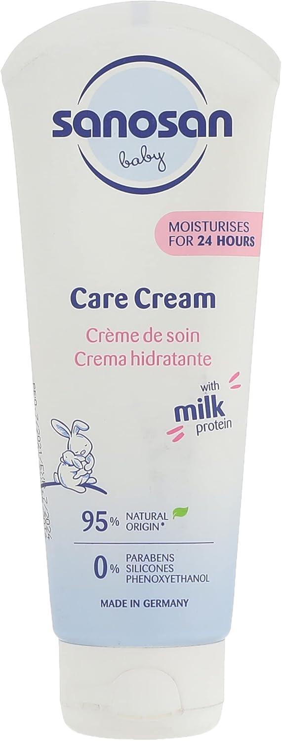 سانوسان بيبى كريم حمايه 100مل امبوبه - Sanosan Baby Care Cream (100ml Tube)