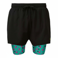 Flamboyance double layer shorts