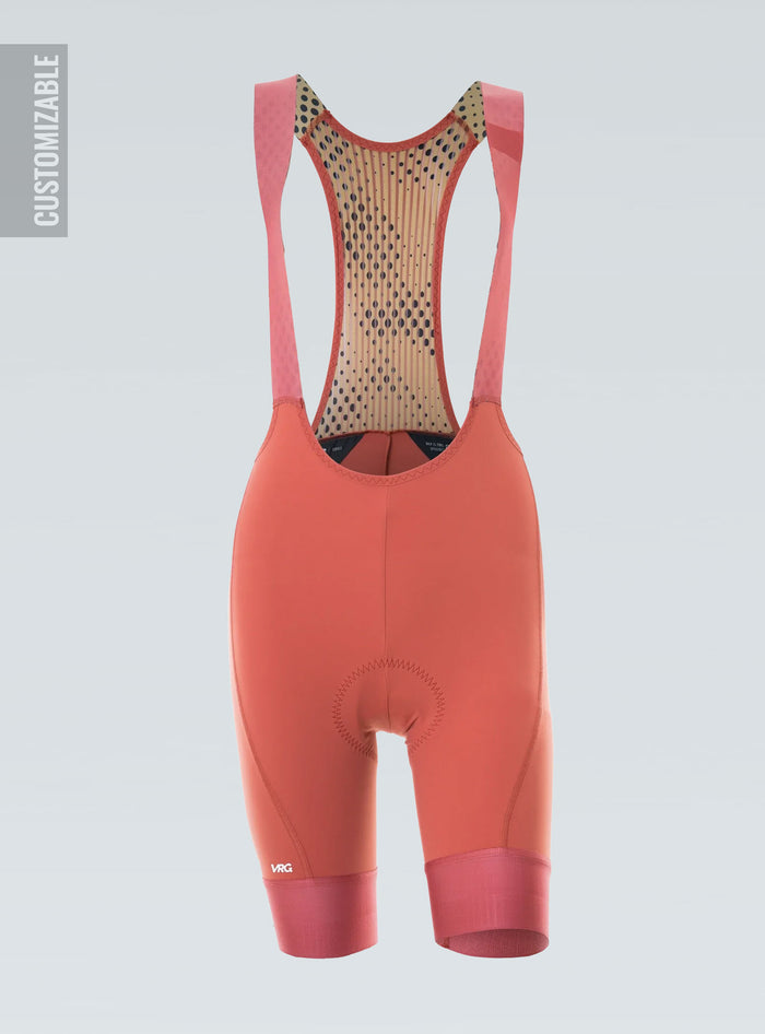 309 MFU Custom VRG Dusty Red Bib Shorts