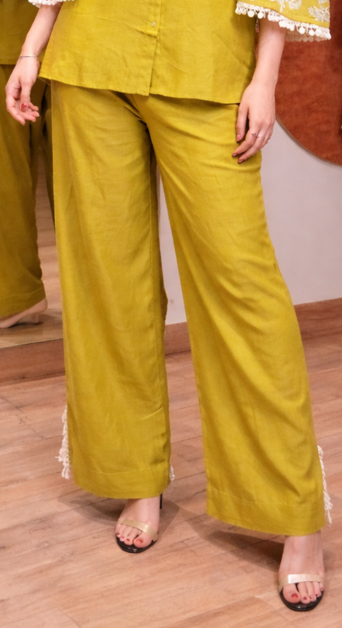 Afsana Silk Co-Ord Set ( Shirt with Pant )