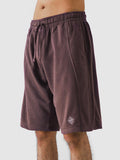 Plum Aim Shorts by GROOVY, soft lightweight men's gym and everyday shorts in Pakistan