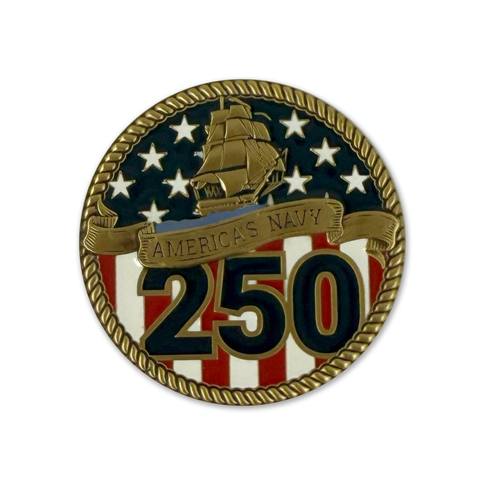 America's Navy 250th Challenge Coin