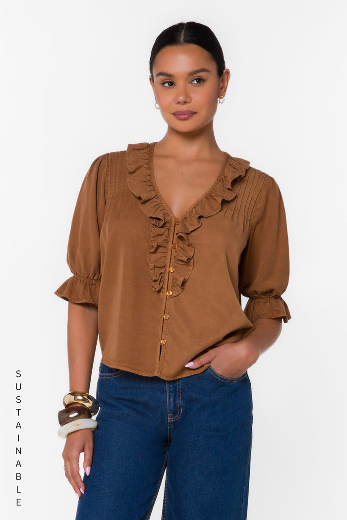 Anthea Brown Blouse