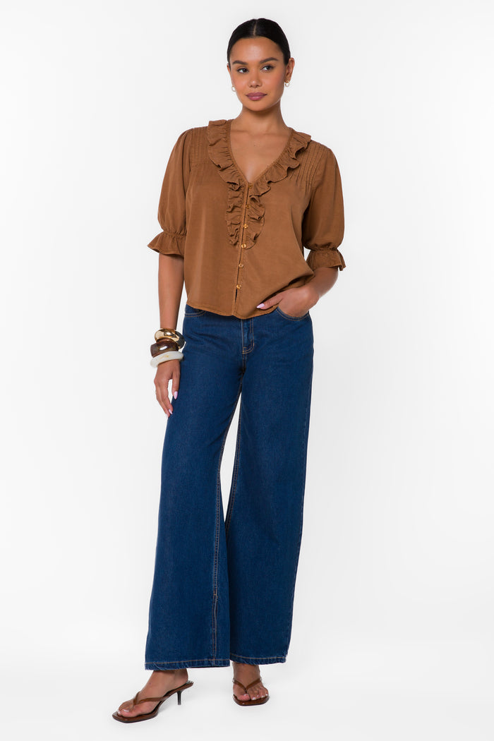 Anthea Brown Blouse