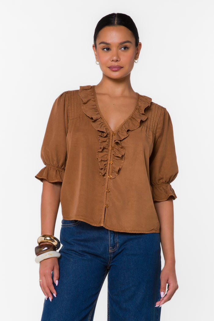 Anthea Brown Blouse