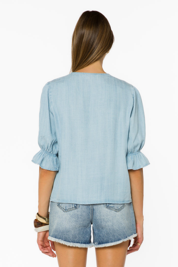 Anthea Catalina Sky Blouse
