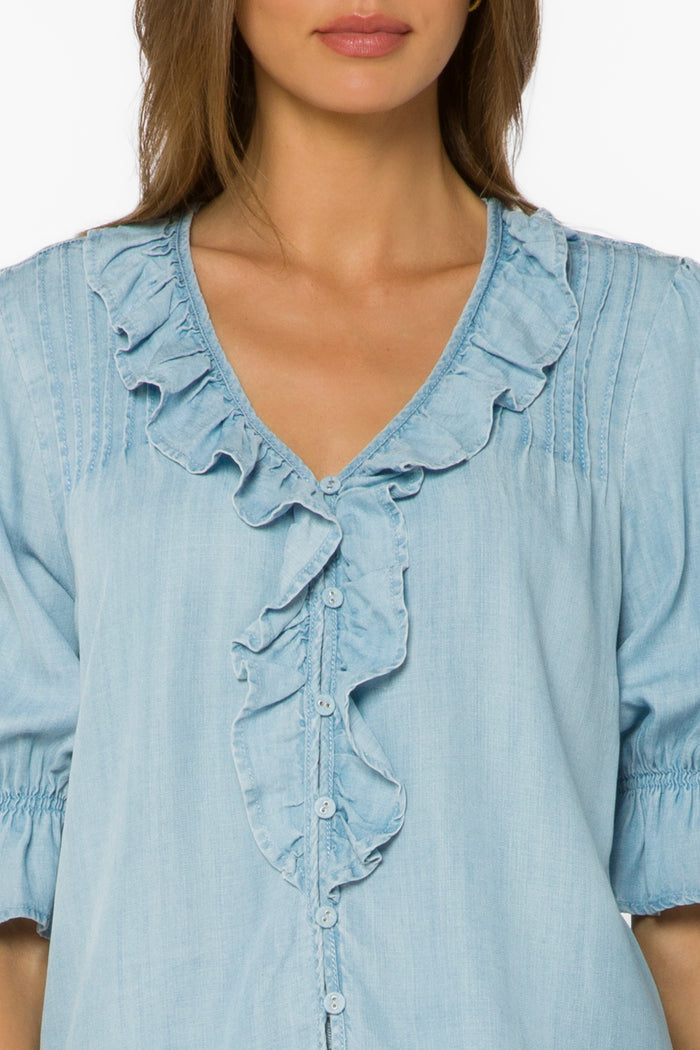 Anthea Catalina Sky Blouse