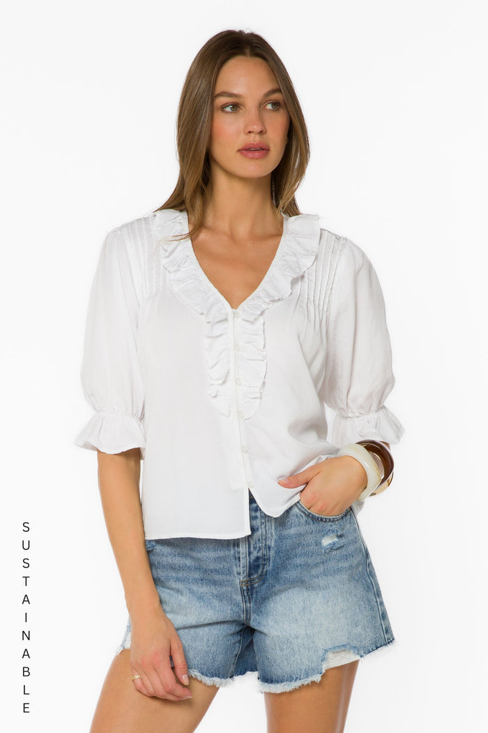 Anthea White Blouse