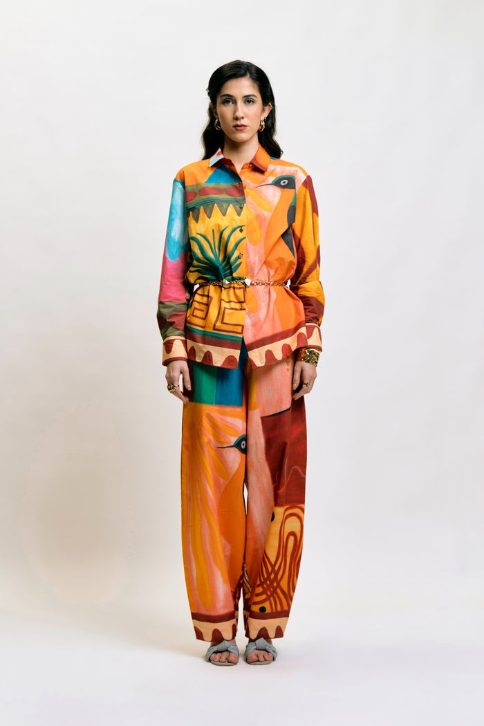 Women’s printed co-ord set by DELAN