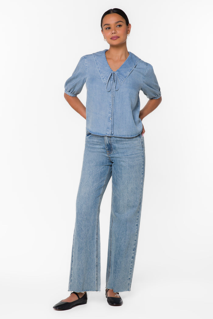 Areli Classic Indigo Blouse