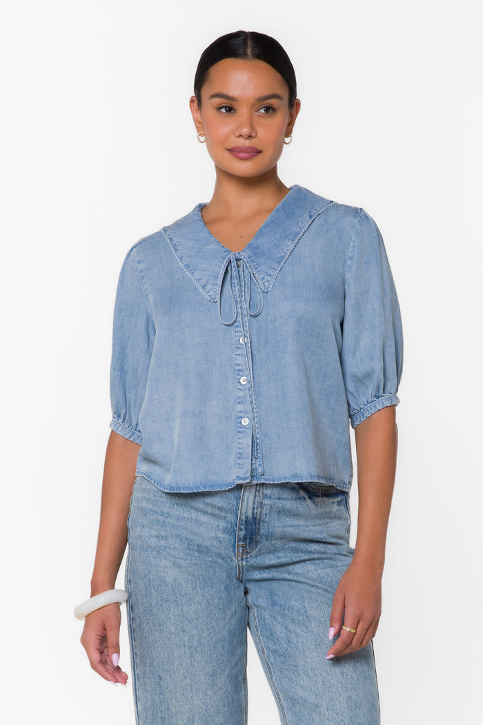 Areli Classic Indigo Blouse