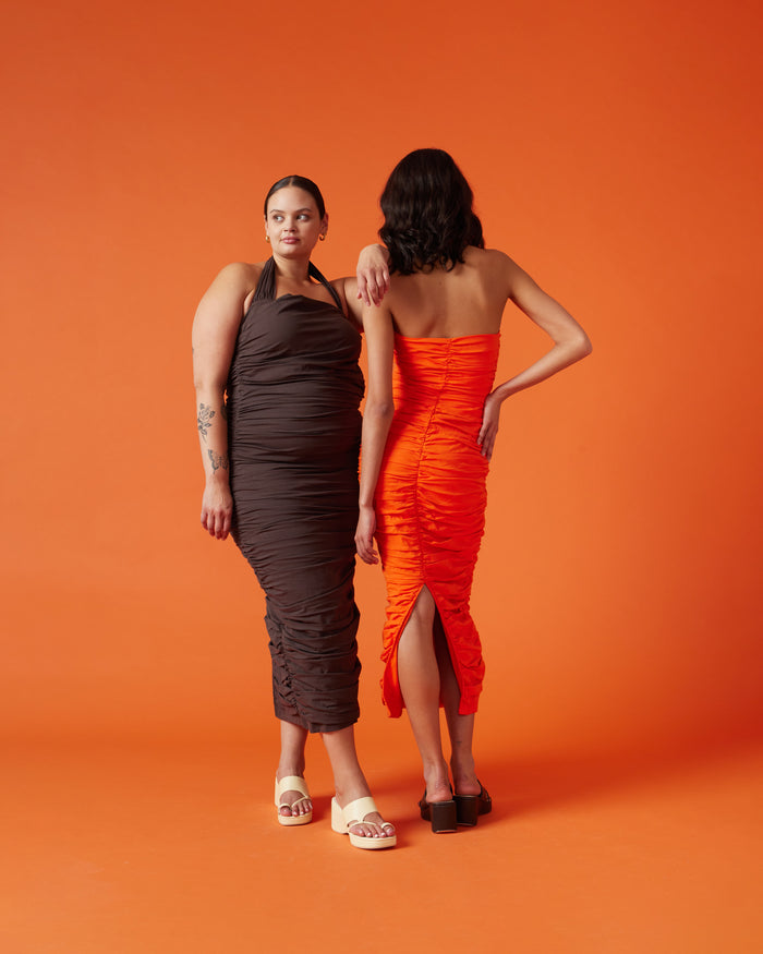 ARIEL HALTER DRESS JAVA