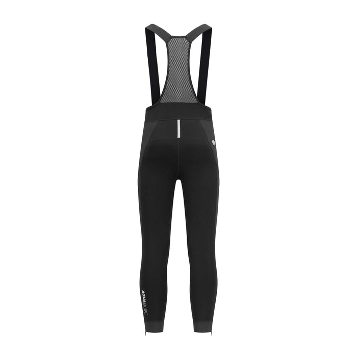 Rogelli Artico lange fietsbroek zonder zeem heren zwart achterkant.