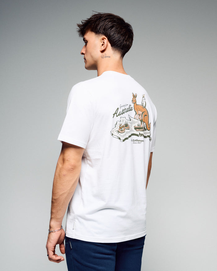 Australia Organic Cotton T-Shirt -  White