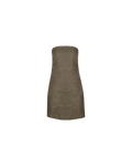 AVA LINEN MINI DRESS KHAKI