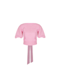 AVALON LINEN BLOUSE PINK