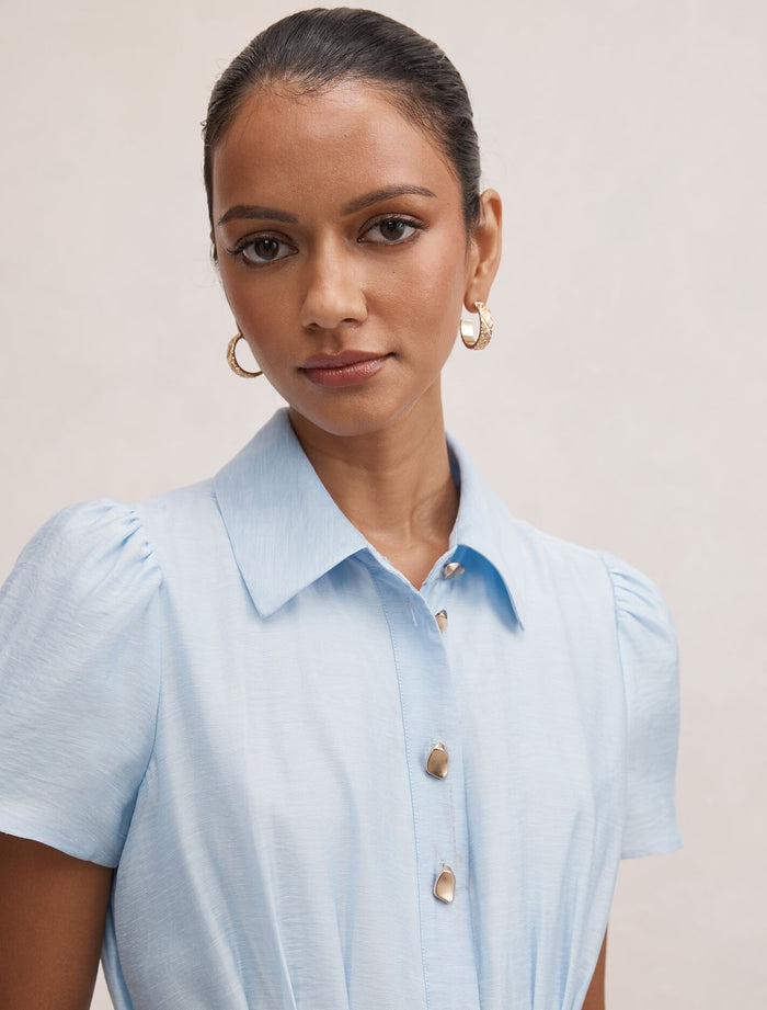 Avery Petite Short Sleeve Midi Dress Forever New