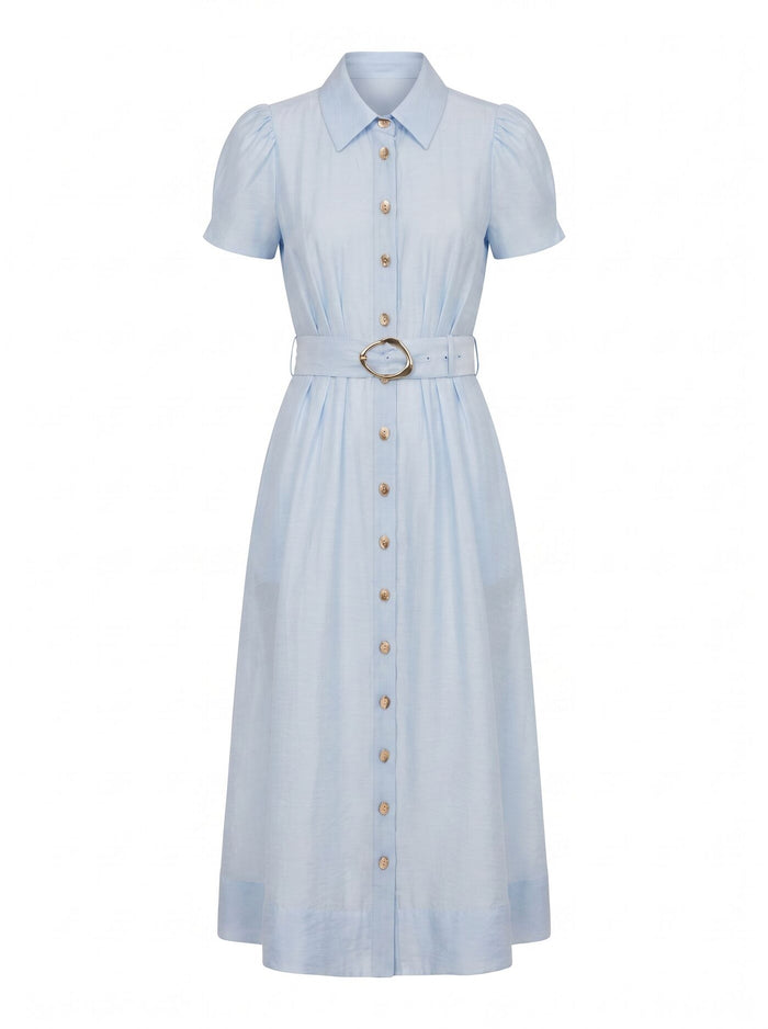 Avery Petite Short Sleeve Midi Dress Forever New
