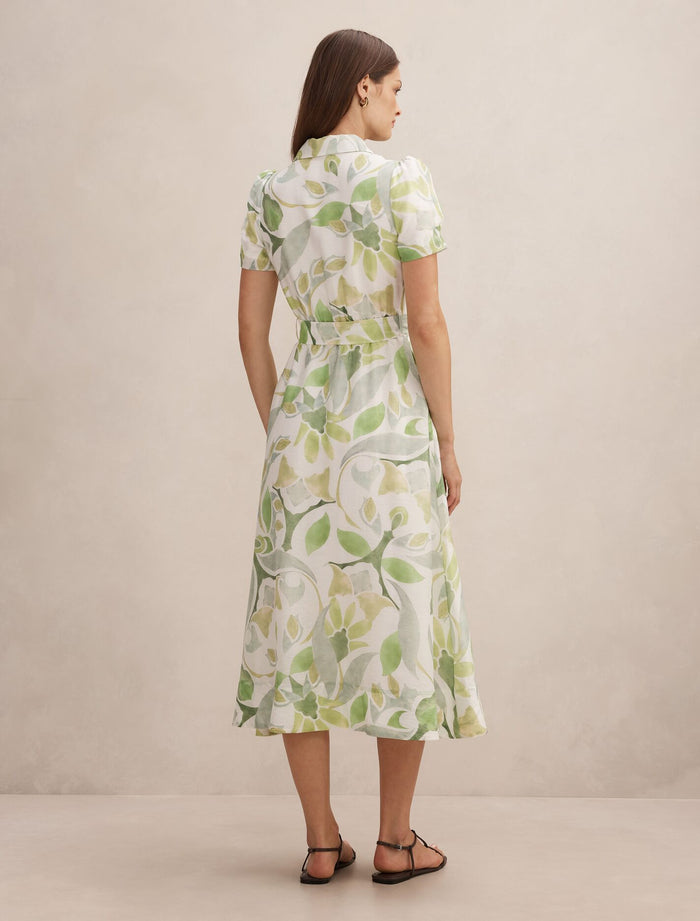 Avery Short Sleeve Seam Detail Midi Dress Forever New
