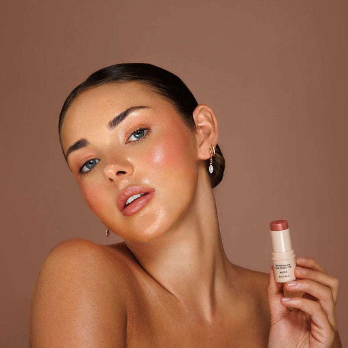 Avocado Zinc SPF50 Natural Lip & Cheek Tint - Nude 9g - L'Organic