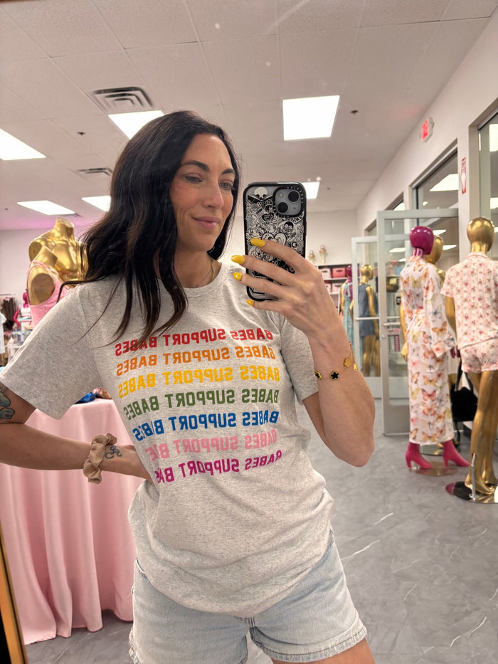 Babes Support Babes Rainbow T-Shirt - Intimate Whispers