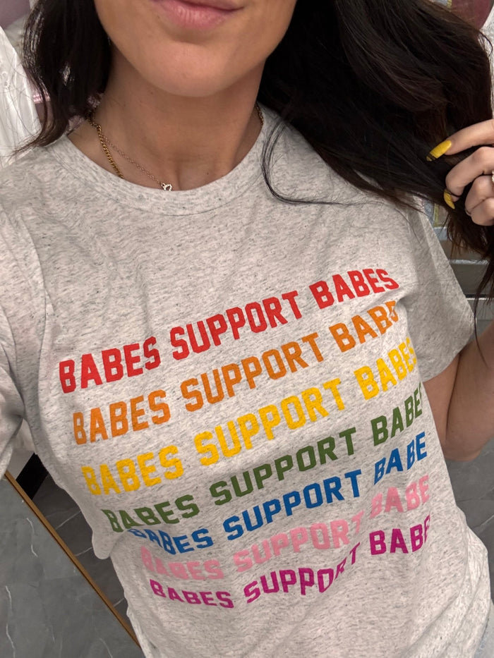 Babes Support Babes Rainbow T-Shirt - Intimate Whispers