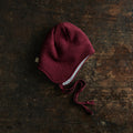 Baby & Kids Boiled Merino Wool Hat - Cassis