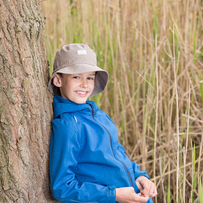 Baby & Kids Cotton Bucket Hat - Taupe