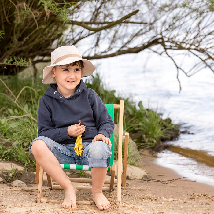 Baby & Kids Linen Olaf Sun Hat - Oat
