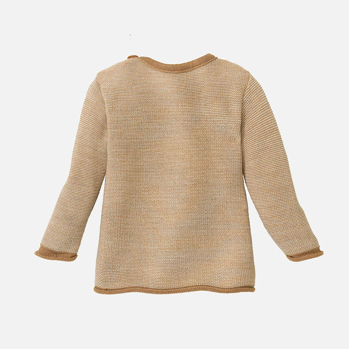 Baby & Kids Merino Wool Jumper - Caramel/Natural