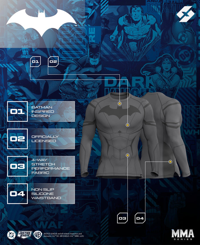 BATMAN Compression Long Sleeve