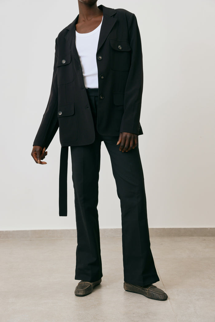 Belted Pocket Jacket
