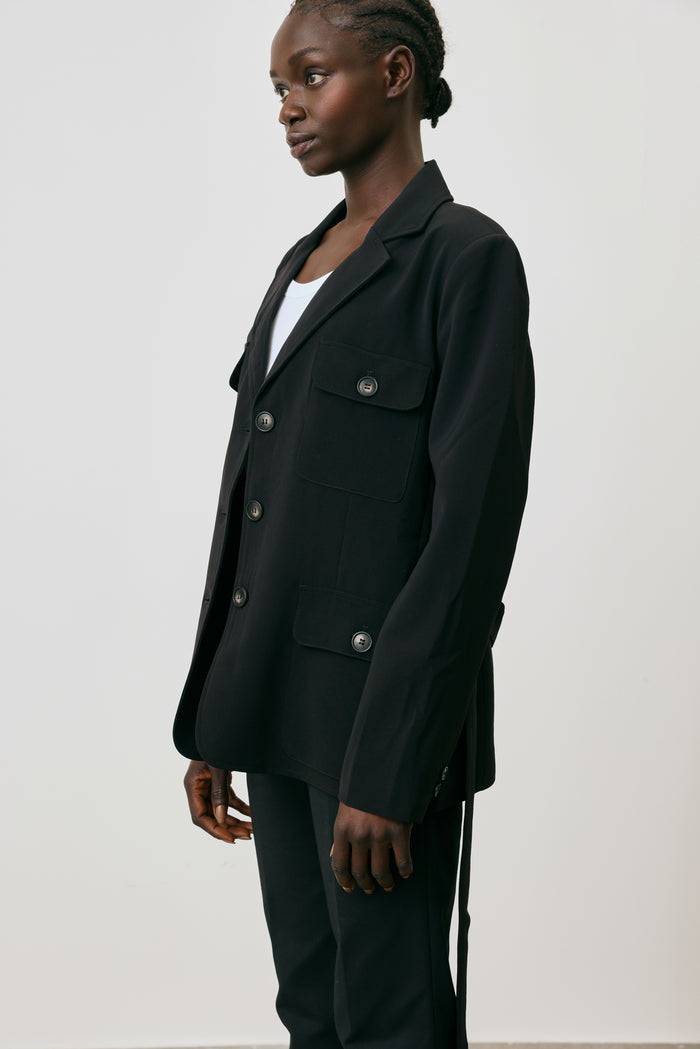 Belted Pocket Jacket
