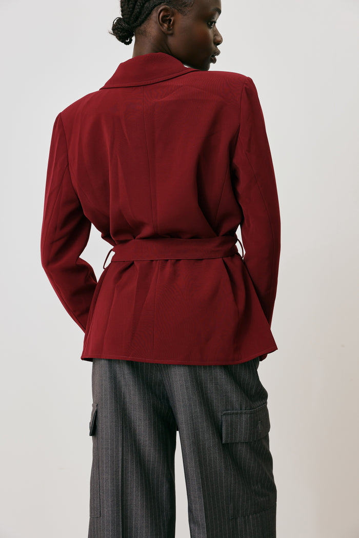 Belted Pocket Jacket