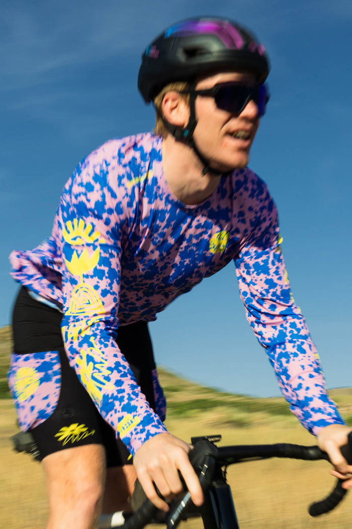 Beyond Gravel TGIF Off Script Long Sleeve Tee by Giordana Cycling, , Made in Italy