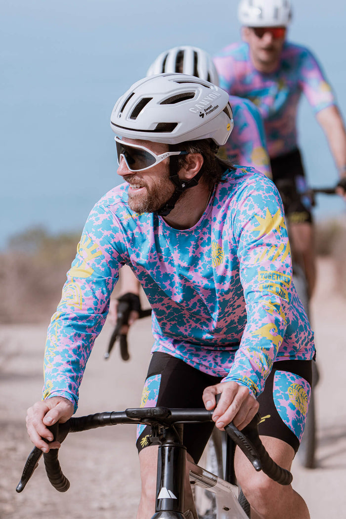 Beyond Gravel TGIF Off Script Long Sleeve Tee by Giordana Cycling, , Made in Italy