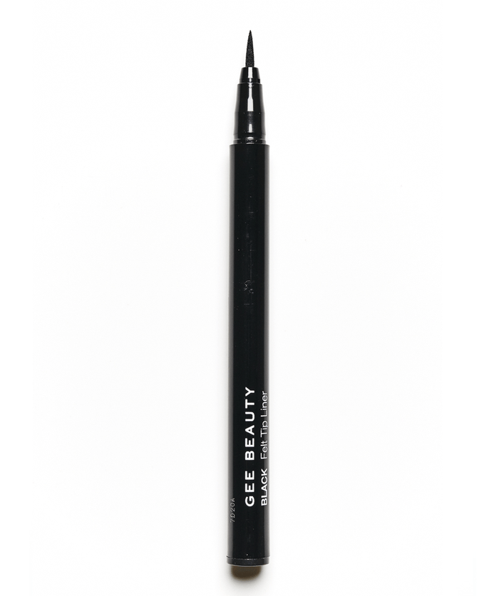 black felt tip liner