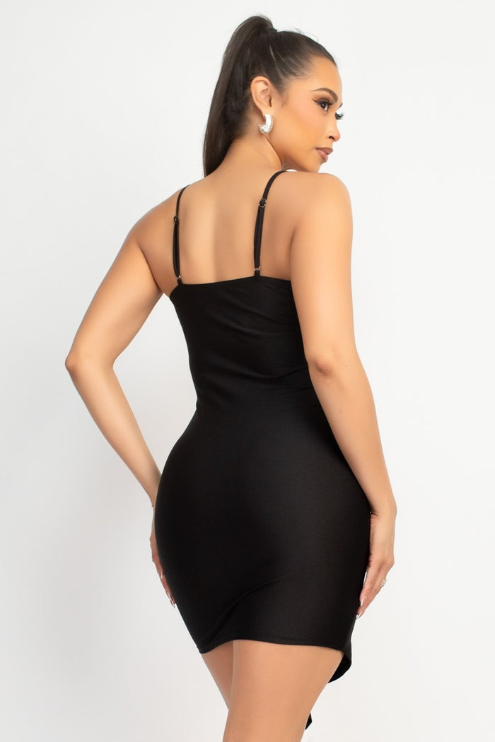 Black Ruffled Dress