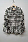 BNWT Bellerose (3) Gent Shirt - Beige / Green Check UK 12 14 Oversized - NEW
