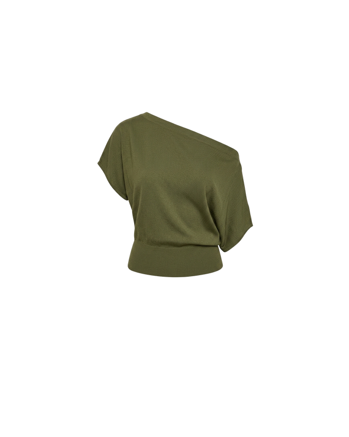 BODE BATWING SHORT SLEEVE TOP OLIVE