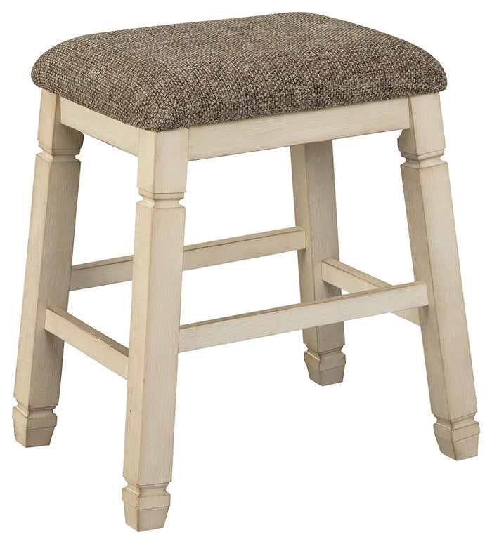 Bolanburg D647-024 Two-tone Upholstered Stool 2CN