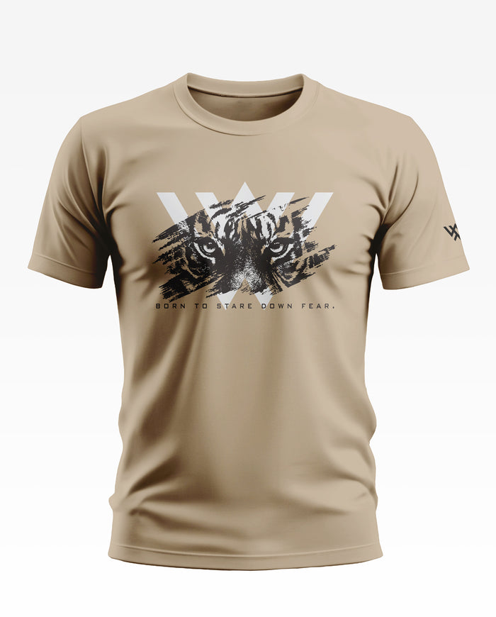 Born To Stare Down Fear Cotton T-shirt