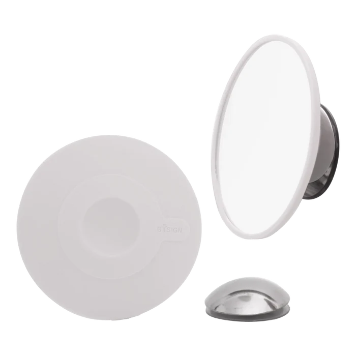 Bosign AirMirror speil med sugekopp Hvit