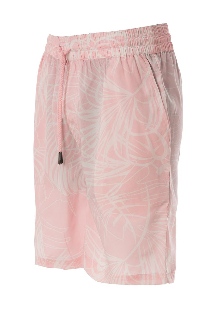 Botanical Print Crepe Shorts
