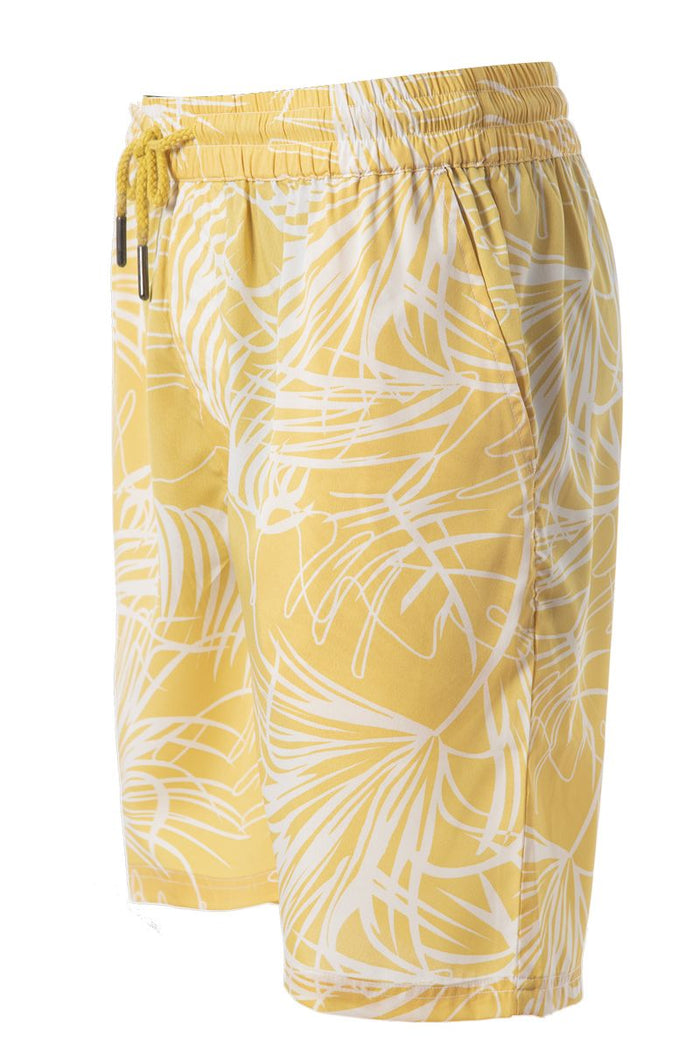 Botanical Print Crepe Shorts