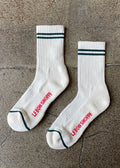 Boyfriend Socks - Parchment