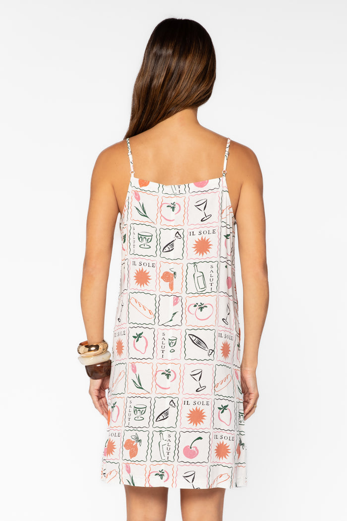 Brianne Multi Stamp Dress - Dresses - Velvet Heart Clothing