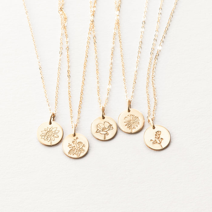 Bridesmaid Flora Necklace Set