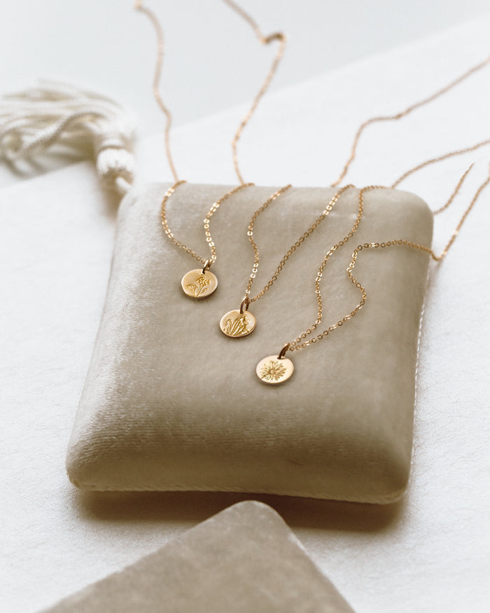 Bridesmaid Flora Necklace Set