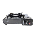 Front detail of Bright Spark gas cartridge camping stove
